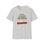 "All My Best Stories Have Paws" Vintage Library Card Pet Tee