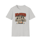 T-Shirt — "Fur-Covered and Fully Committed" Vintage Dog & Cat Lover Tee