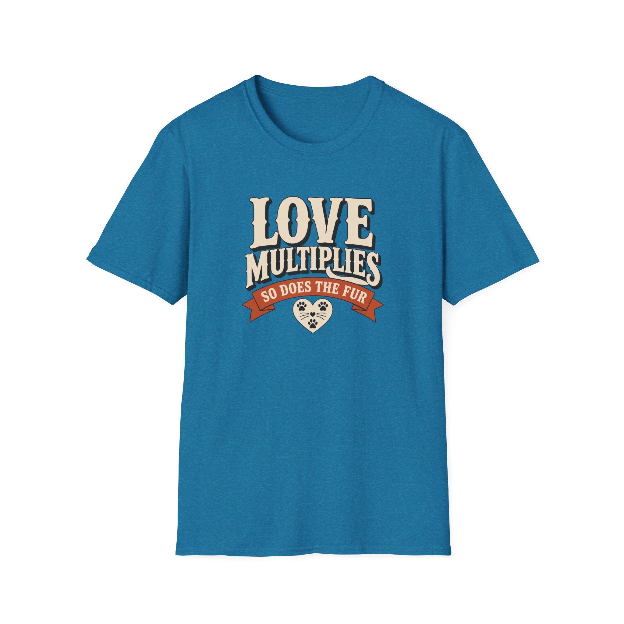 Love Multiplies — Pet Mom/Dad Tee (“So Does The Fur”)