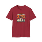 I Live With Critics Cute Pet Parents Tee
