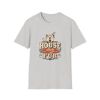 Pet Lover T‑Shirt — "The House Runs on Fur" Cozy Rescue & Dog Mom Tee