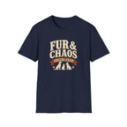 Fur & Chaos Social Club T-Shirt — Funny Pet Lover Tee