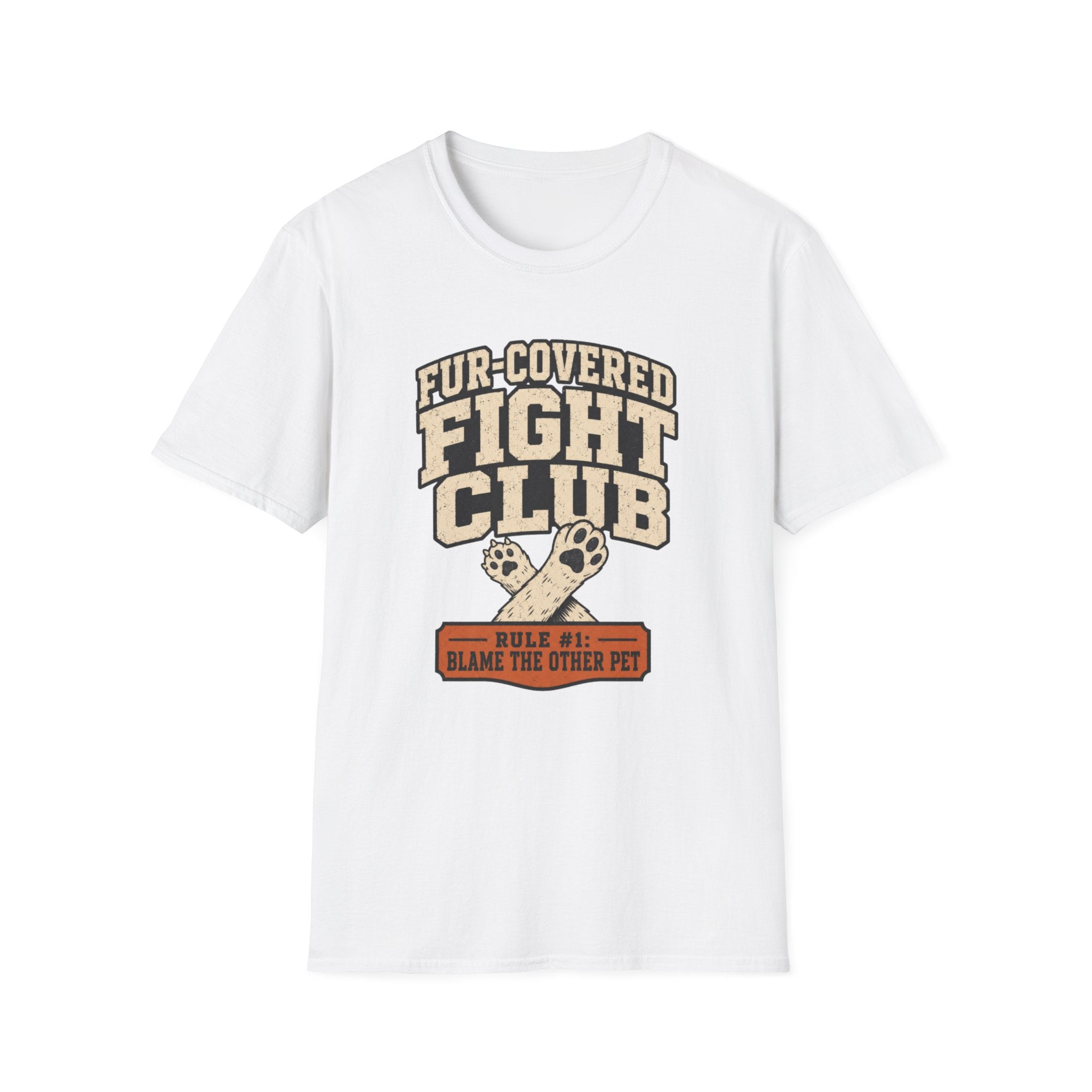 Fur-Covered Fight Club T-Shirt
