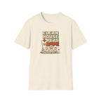 "Clean House + Pets = Nope" Funny Pet Lover Tee