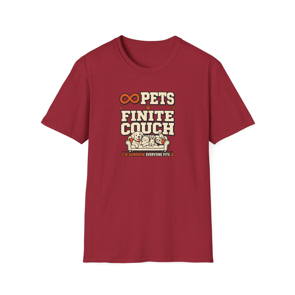 “Infinite Pets, Finite Couch” Graphic T