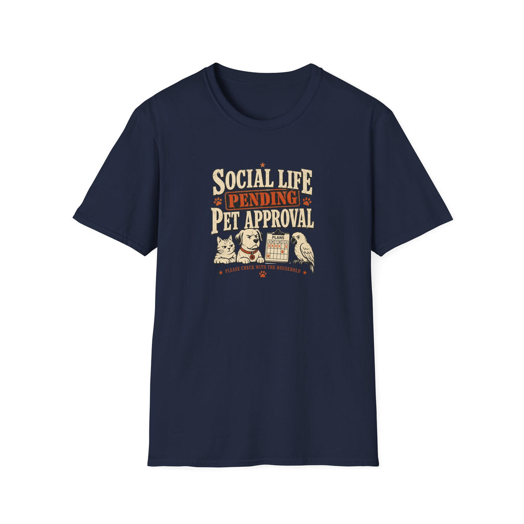 "Social Life Pending" Cute Pet Lover Tee