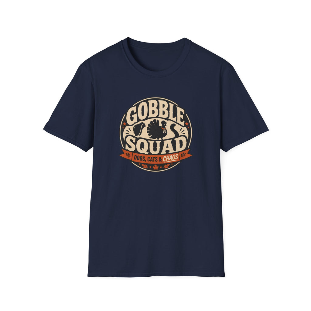 Gobble Squad — Vintage Thanksgiving Turkey Tee