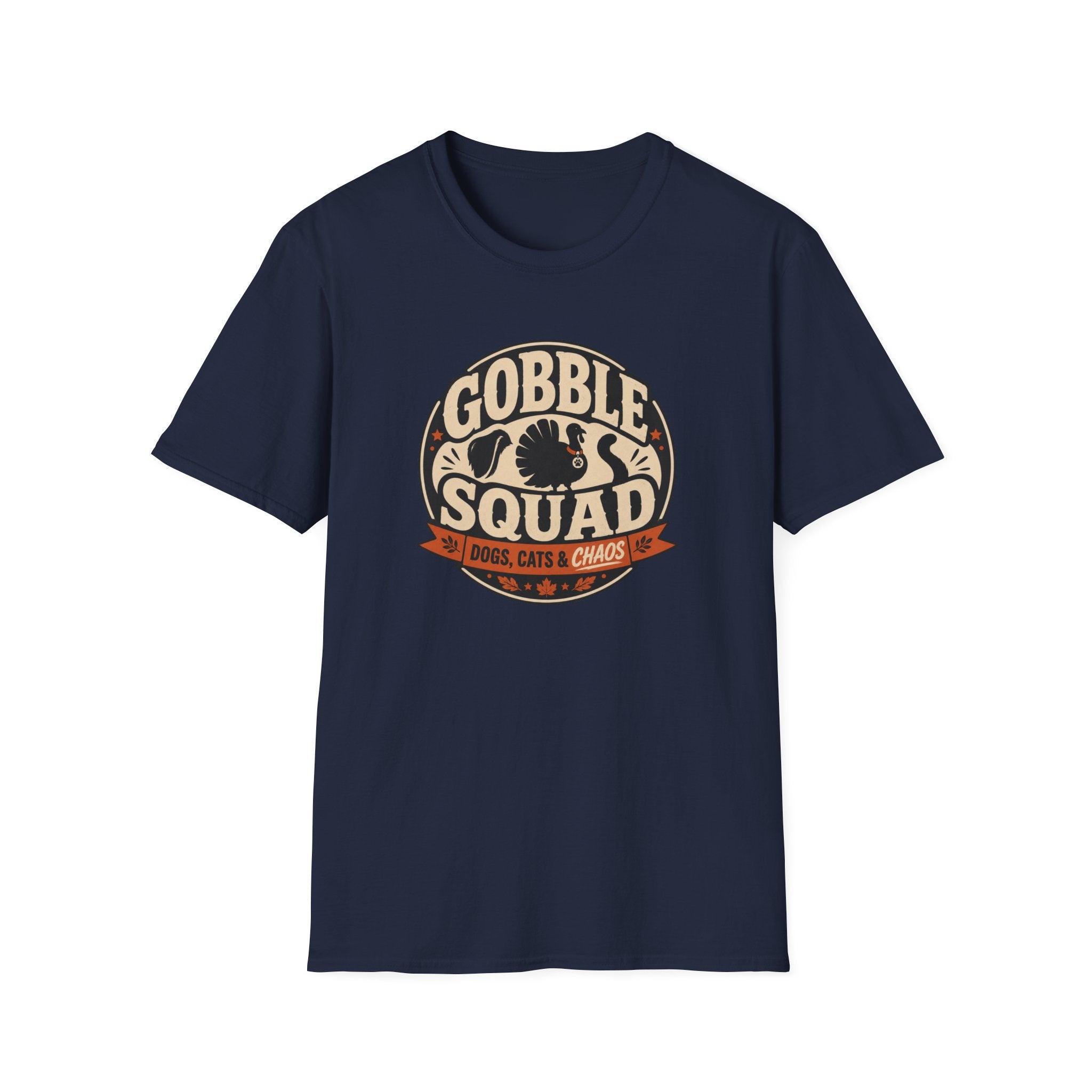 Gobble Squad — Vintage Thanksgiving Turkey Tee