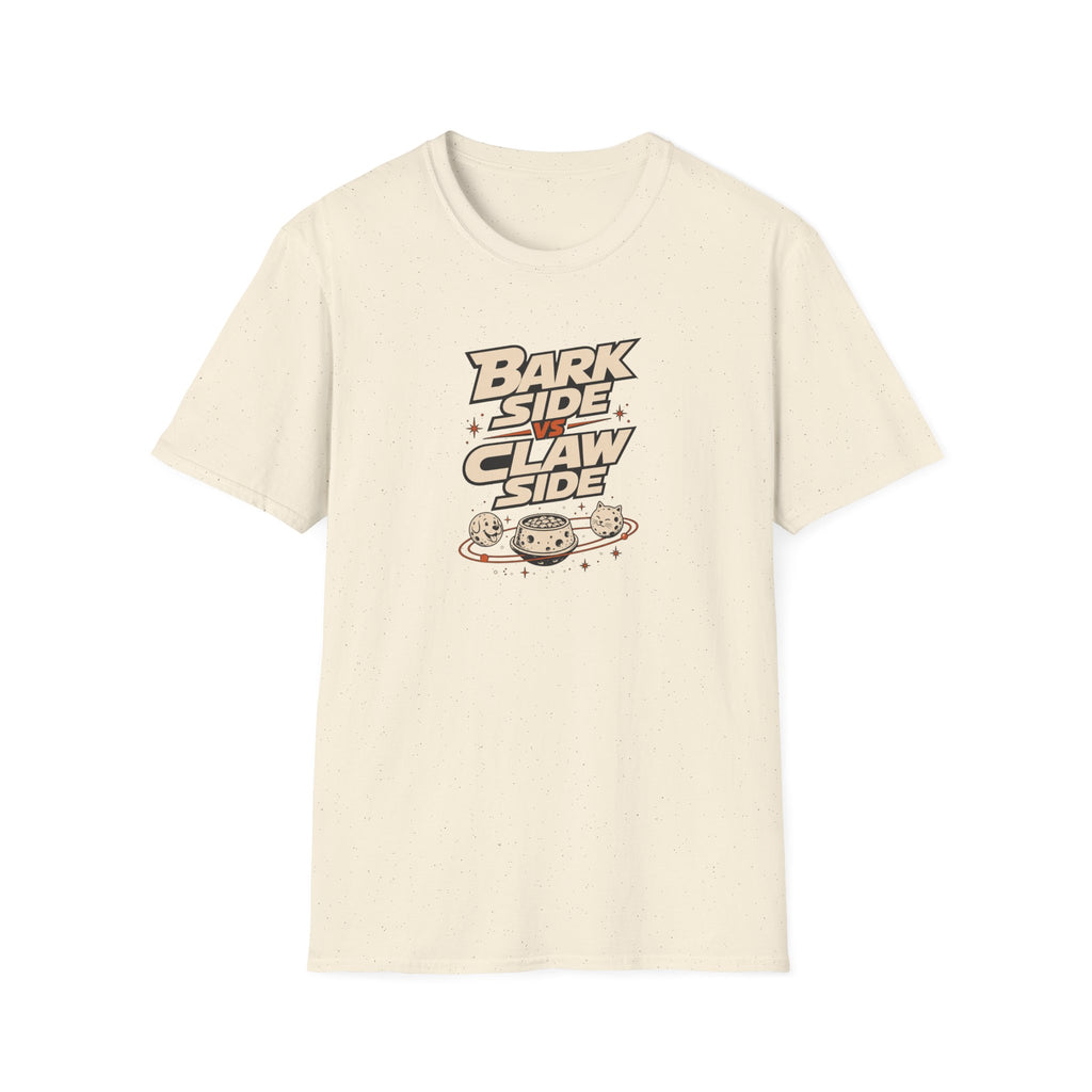 Bark Side vs Claw Side — Funny Pet Lover Tee