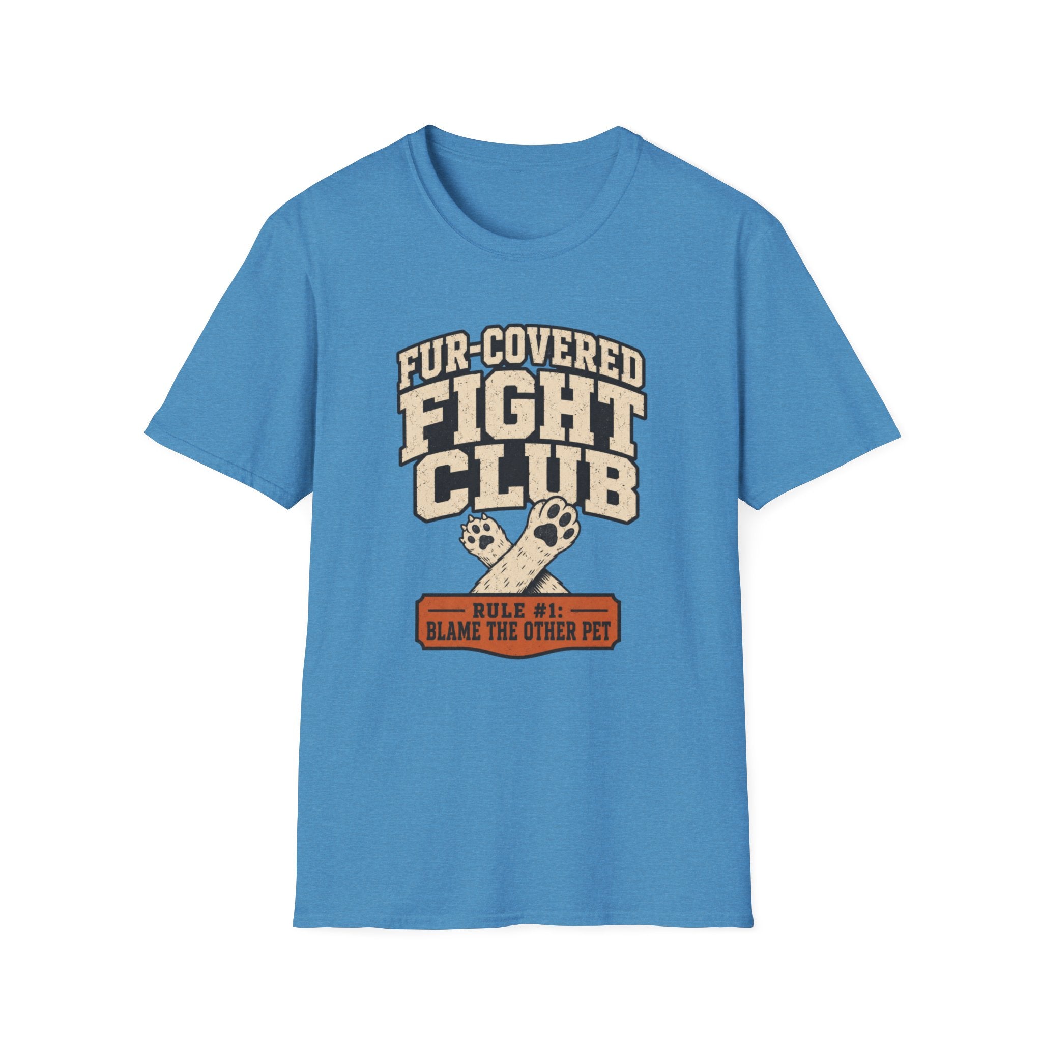 Fur-Covered Fight Club T-Shirt