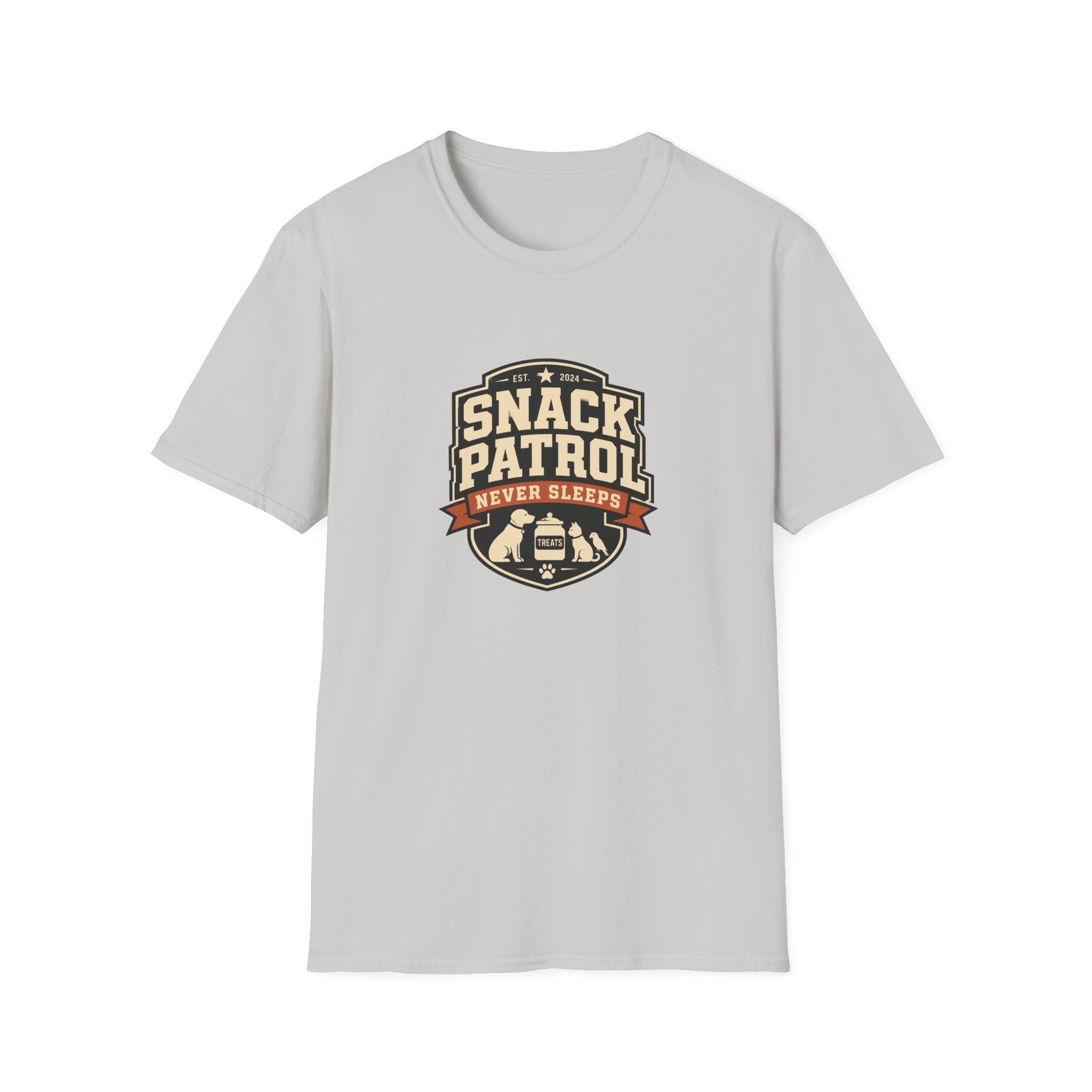 "Snack Patrol Never Sleeps" Retro Graphic Tee