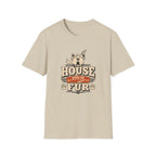 Pet Lover T‑Shirt — "The House Runs on Fur" Cozy Rescue & Dog Mom Tee