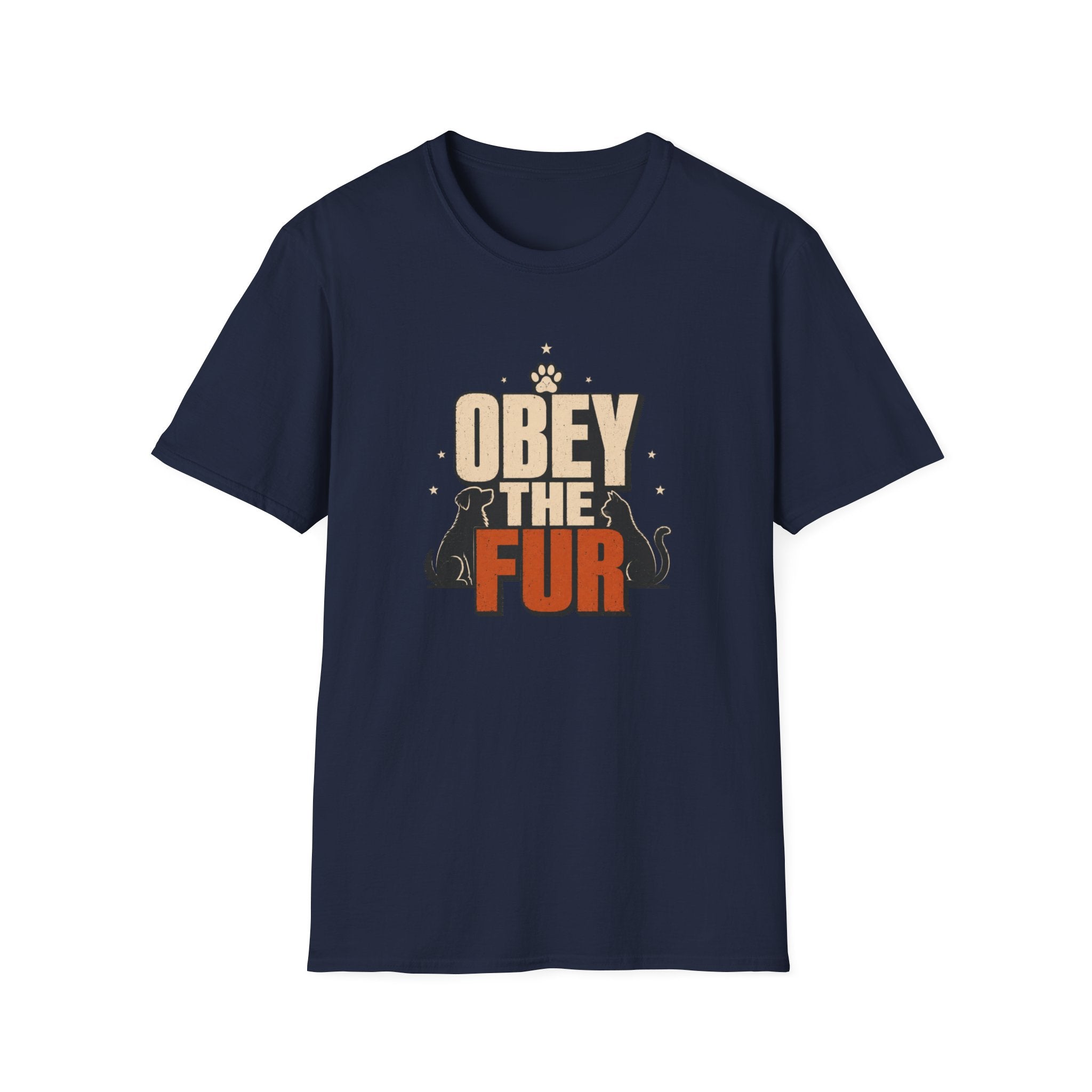 Obey the Fur T-Shirt — Funny Cat & Dog Pet Lover Tee