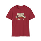 Proudly Outnumbered T-Shirt — Cute Family Pet Mom Dad Tee