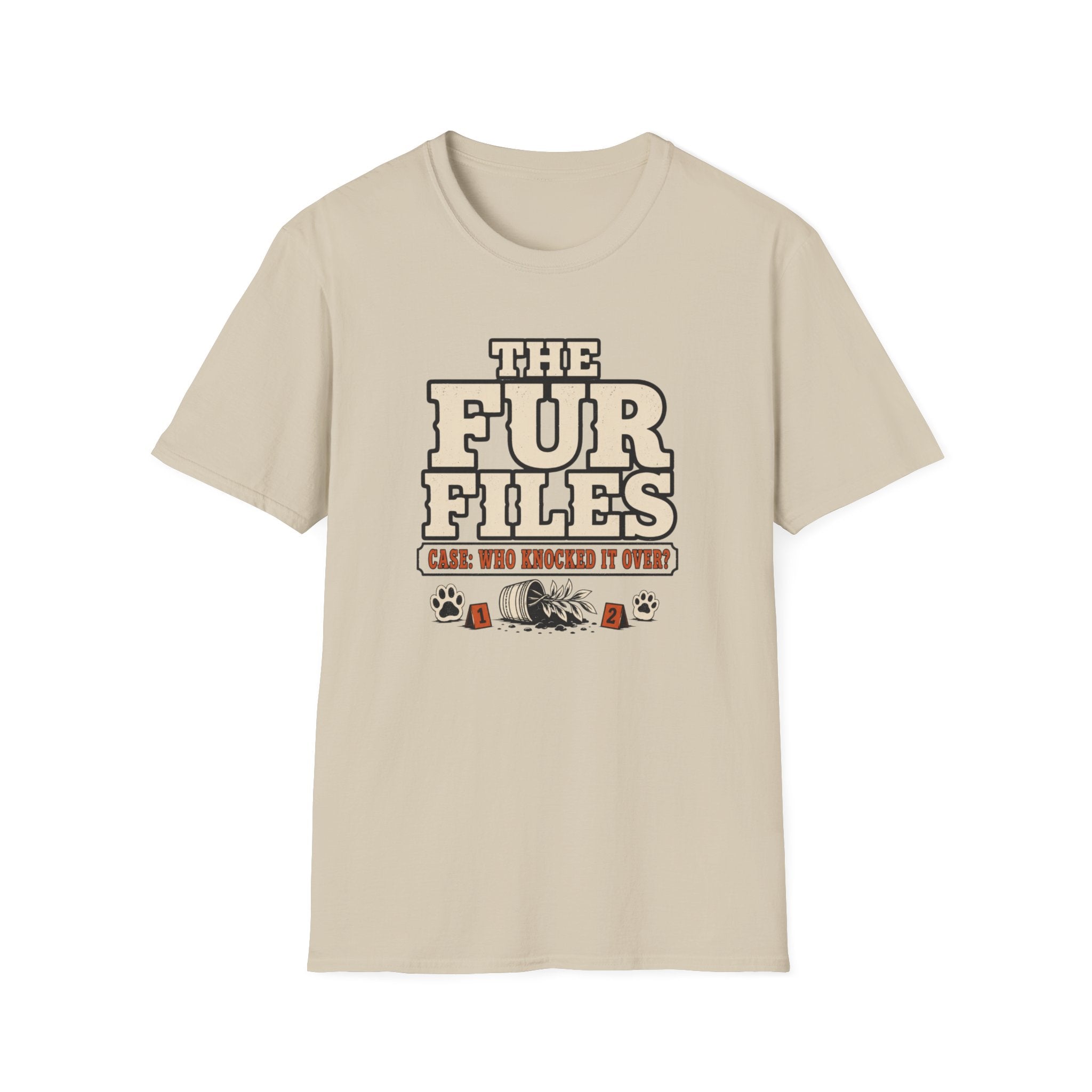 "The Fur Files" Funny Pet Owner Tee