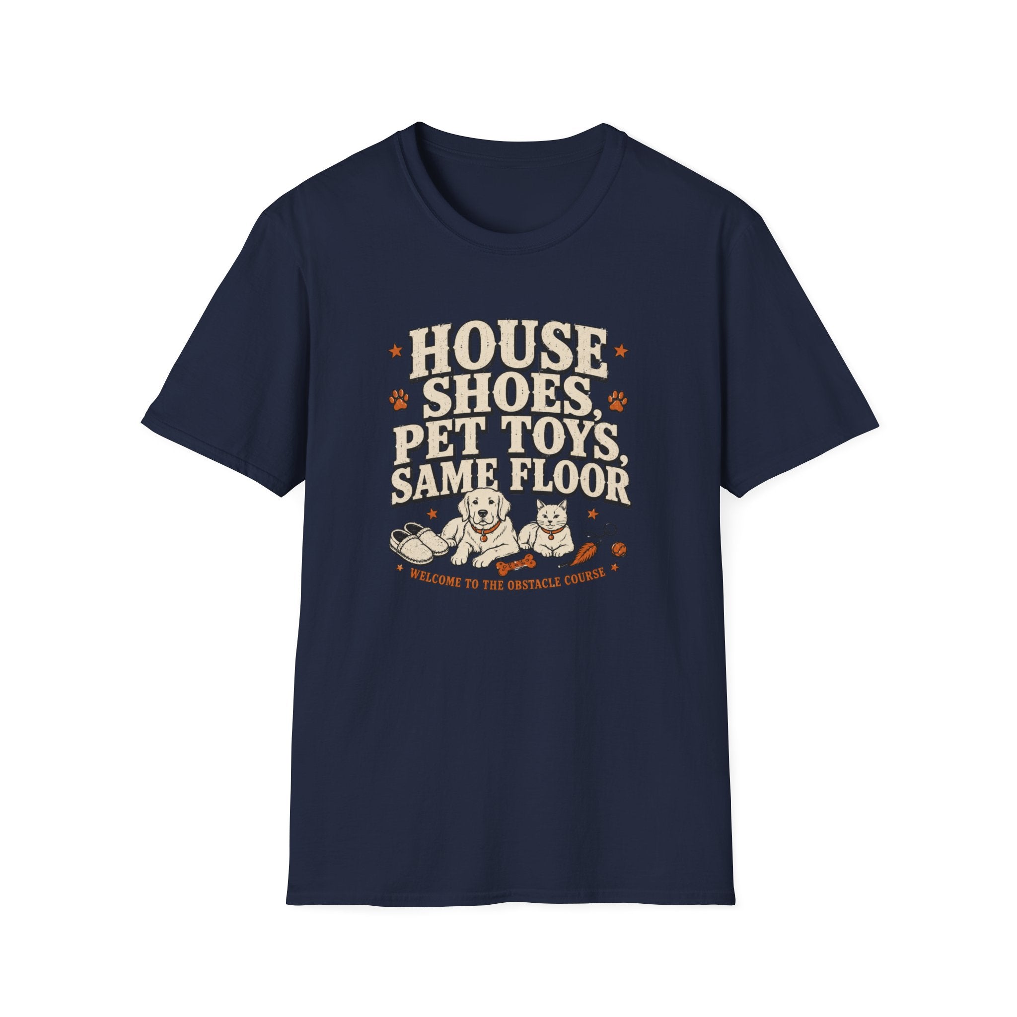 "House Shoes, Pet Toys, Same Floor" Graphic Tee