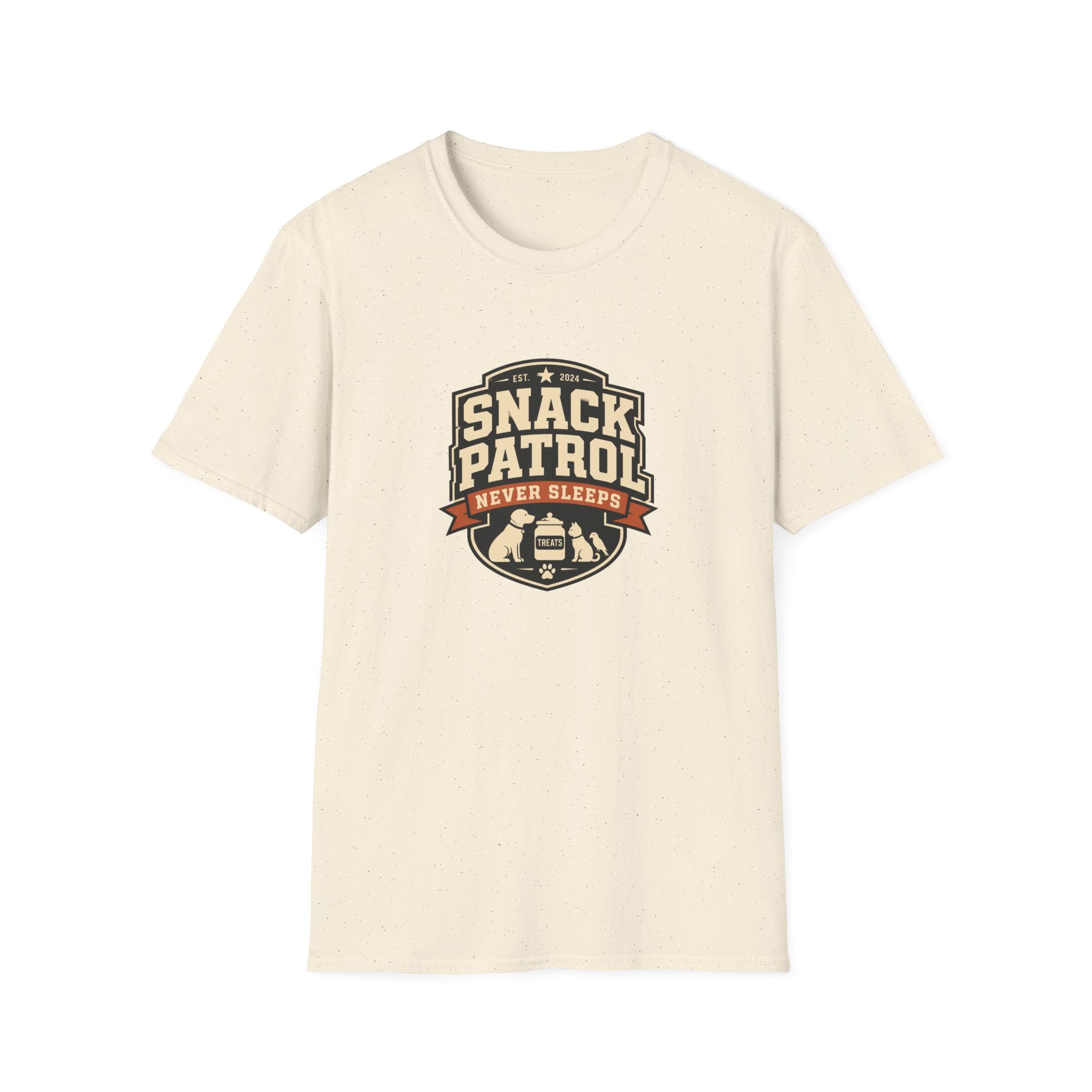 "Snack Patrol Never Sleeps" Retro Graphic Tee