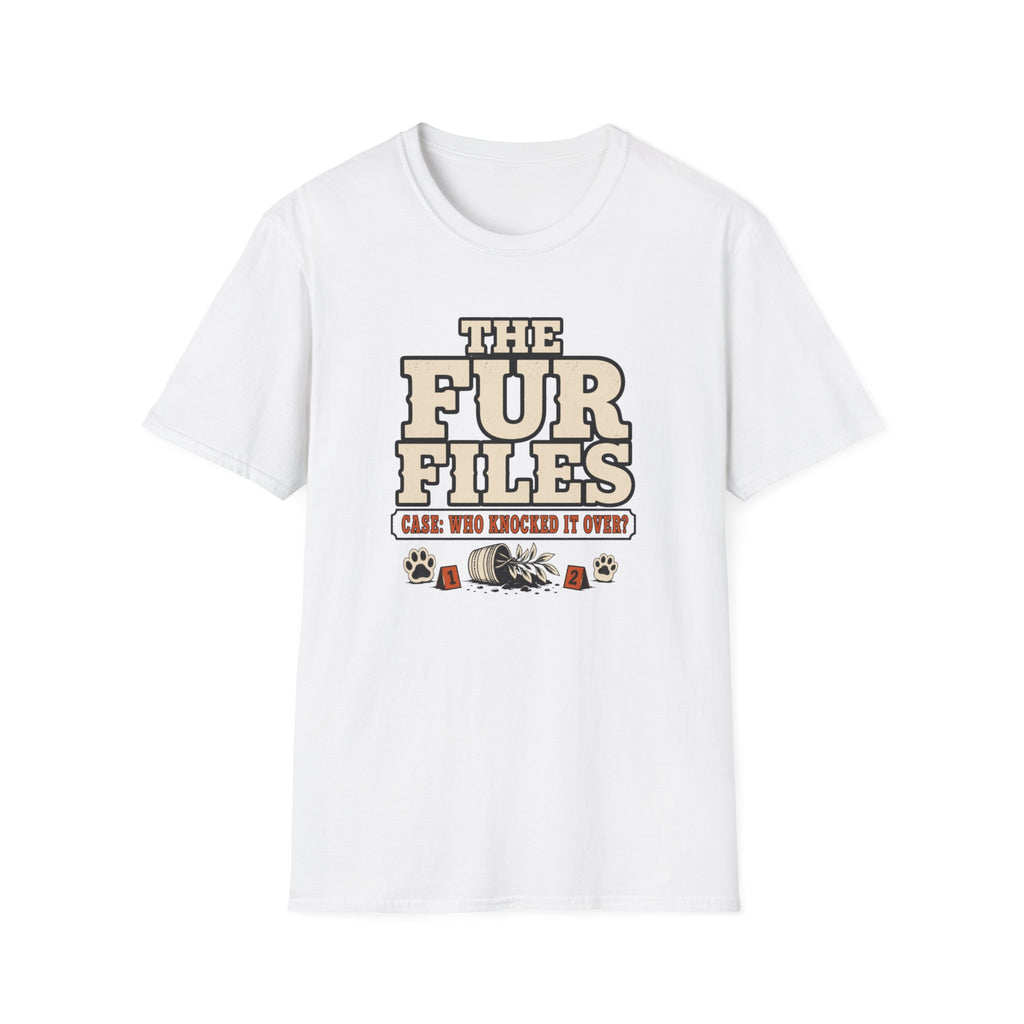 "The Fur Files" Funny Pet Owner Tee