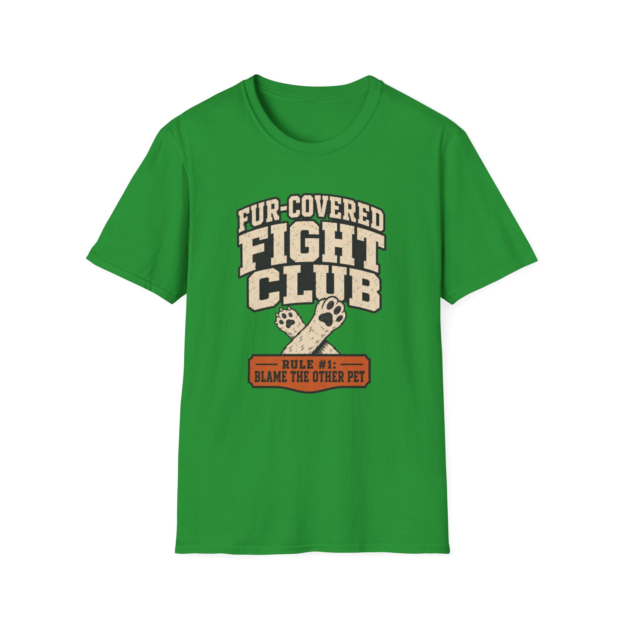 Fur-Covered Fight Club T-Shirt