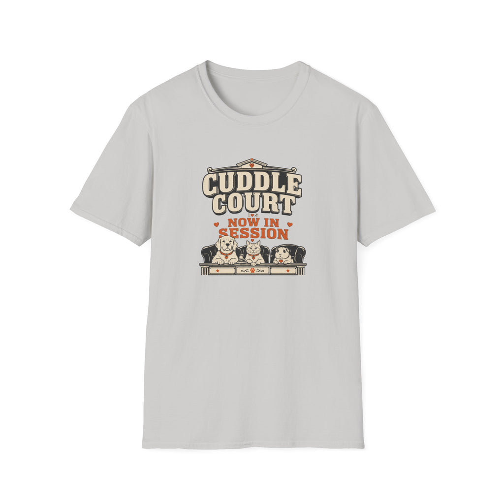 "Cuddle Court Now In Session" Cute Pet Lounge Tee