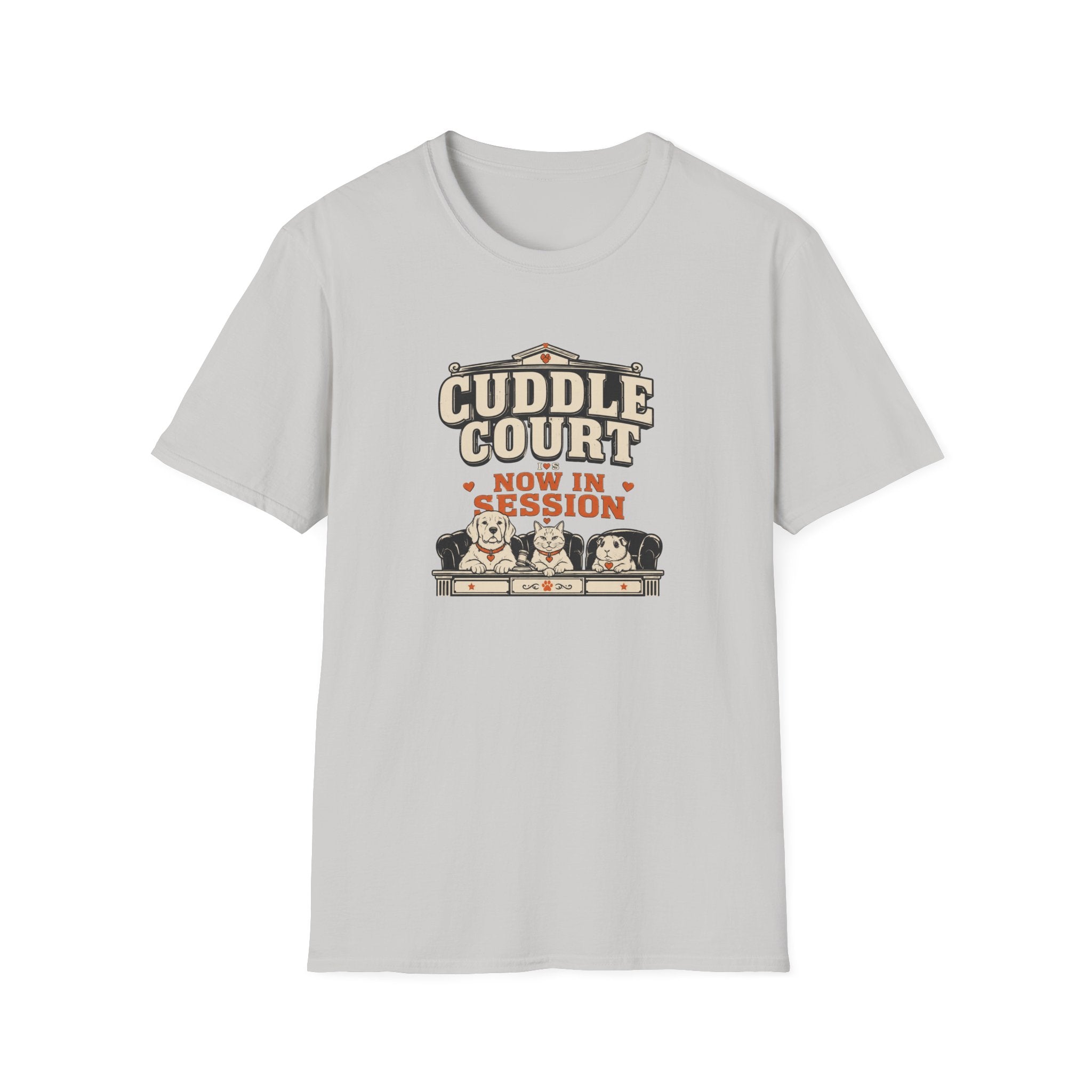 "Cuddle Court Now In Session" Cute Pet Lounge Tee