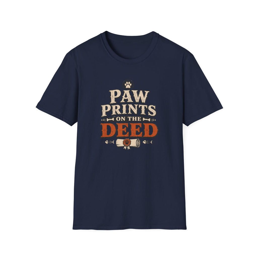 Paw Prints on the Deed - Multi-Pet Lovers Tee