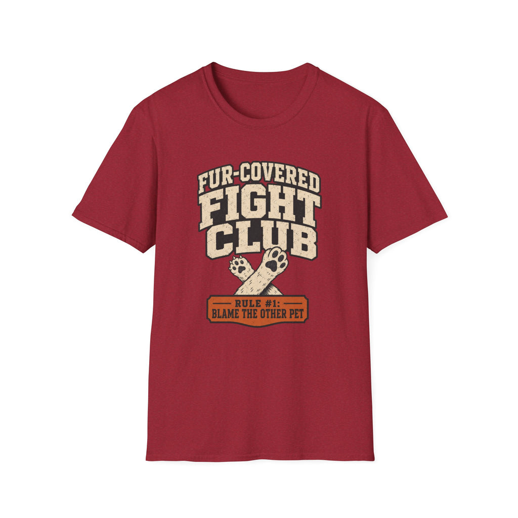 Fur-Covered Fight Club T-Shirt