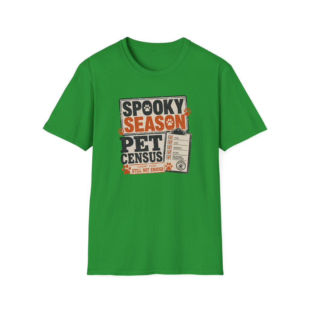 Spooky Season Pet Census T-Shirt