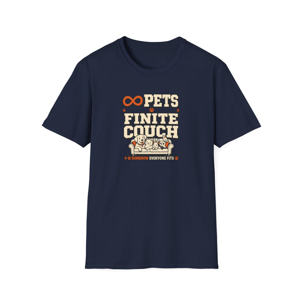 “Infinite Pets, Finite Couch” Graphic T