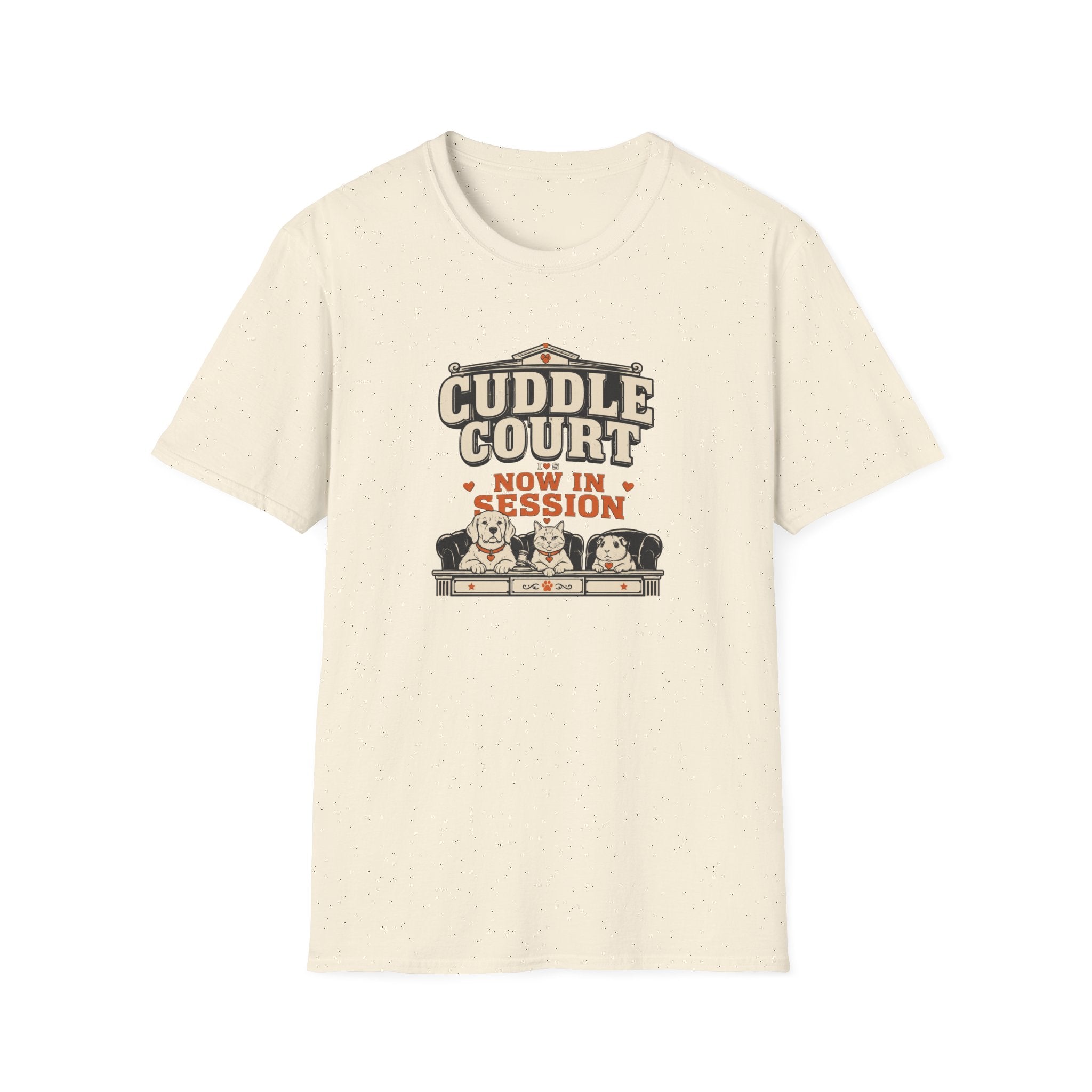 "Cuddle Court Now In Session" Cute Pet Lounge Tee