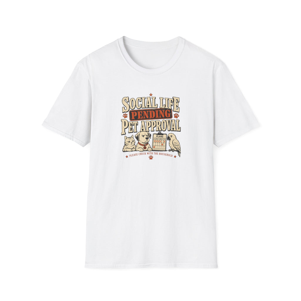 "Social Life Pending" Cute Pet Lover Tee