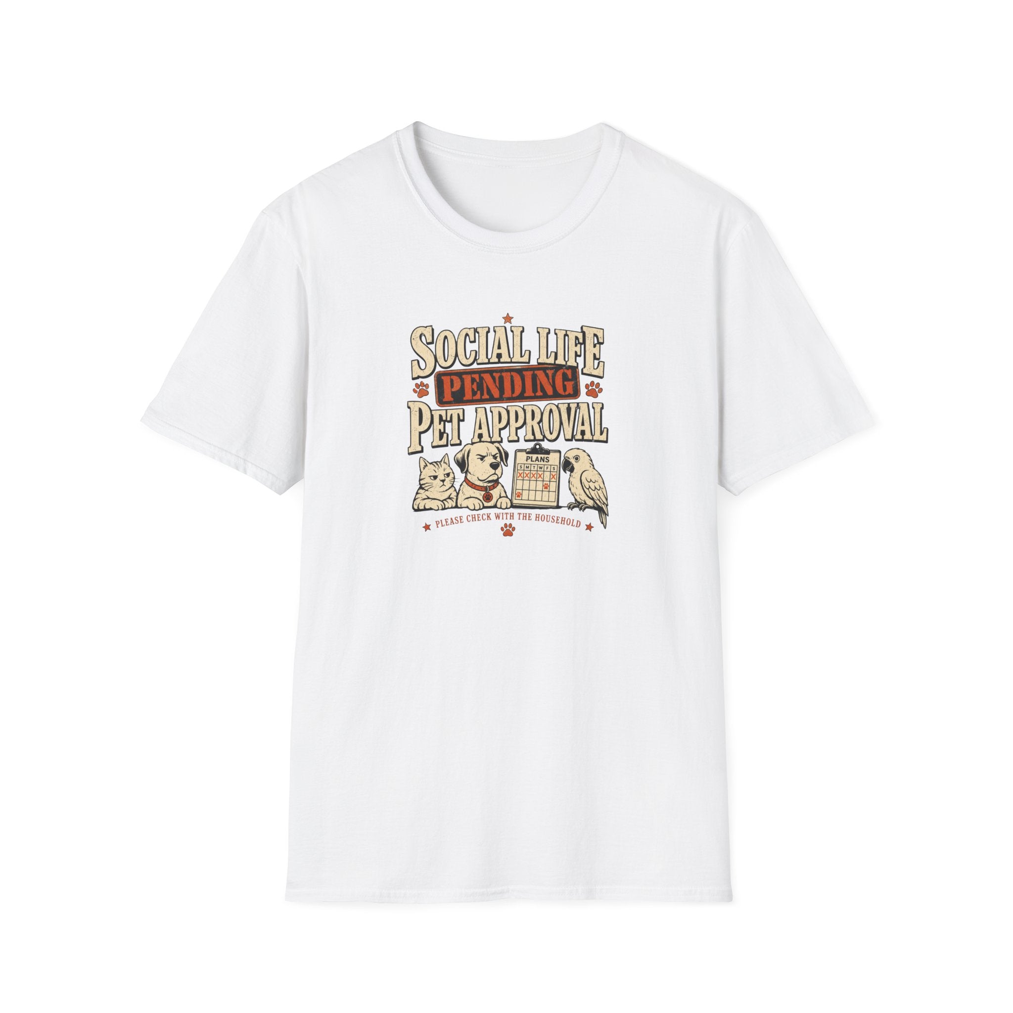 "Social Life Pending" Cute Pet Lover Tee