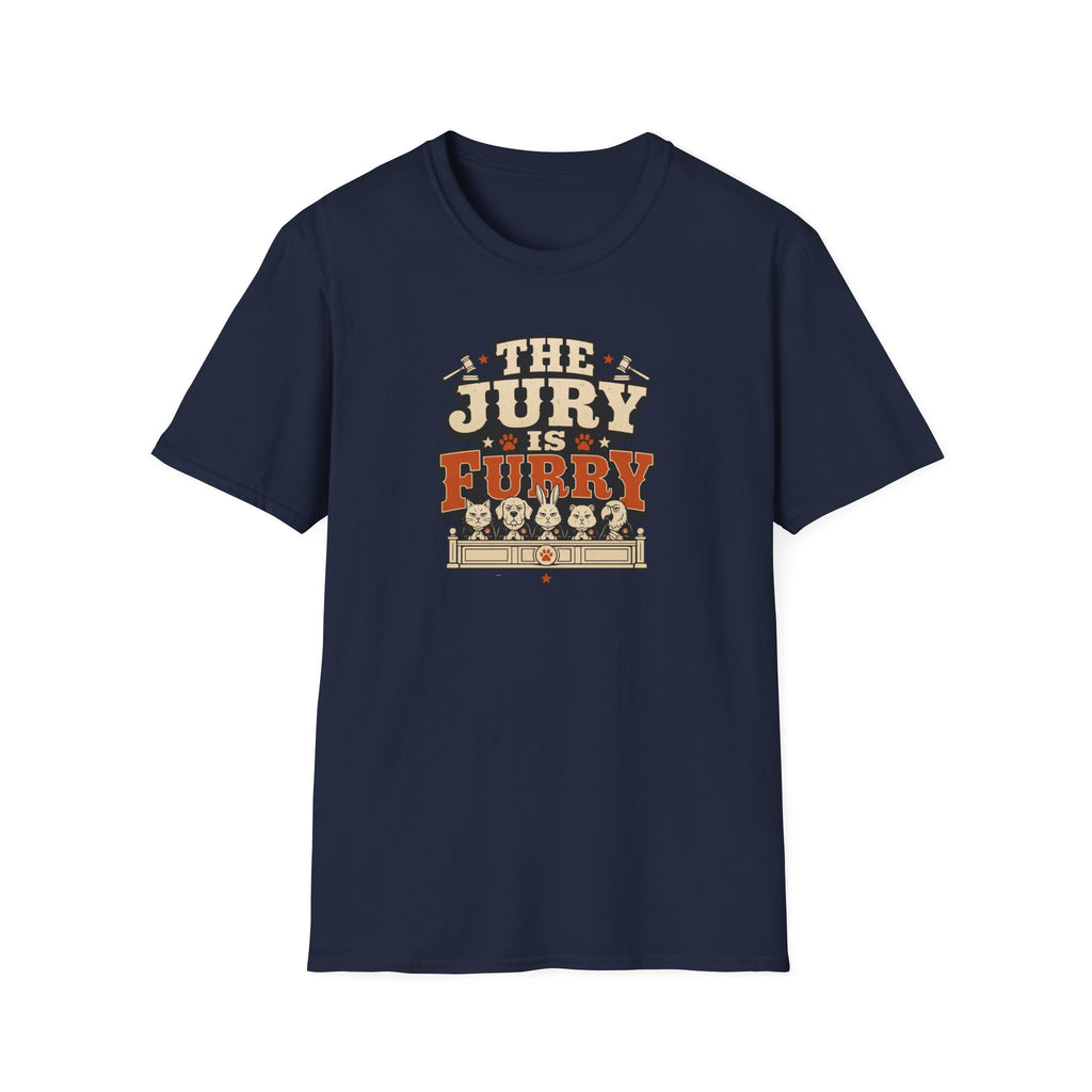 The Jury Is Furry — Funny Pet Lover Graphic Tee