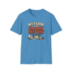 "My Floor Has Snack History" Graphic Pet Lovers Tee