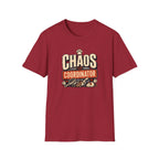 Chaos Coordinator T-Shirt — Funny Pet Mom Shirt with Paw Graphic