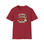 "Leashes + Litter + Love = Home" Graphic Tee