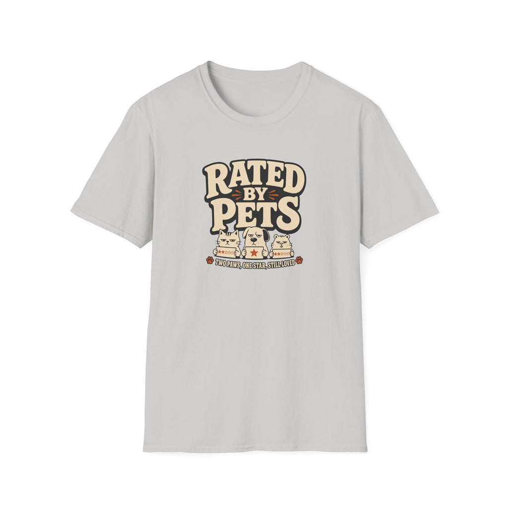 Rated By Pets — Funny Retro Pet Lover Tee