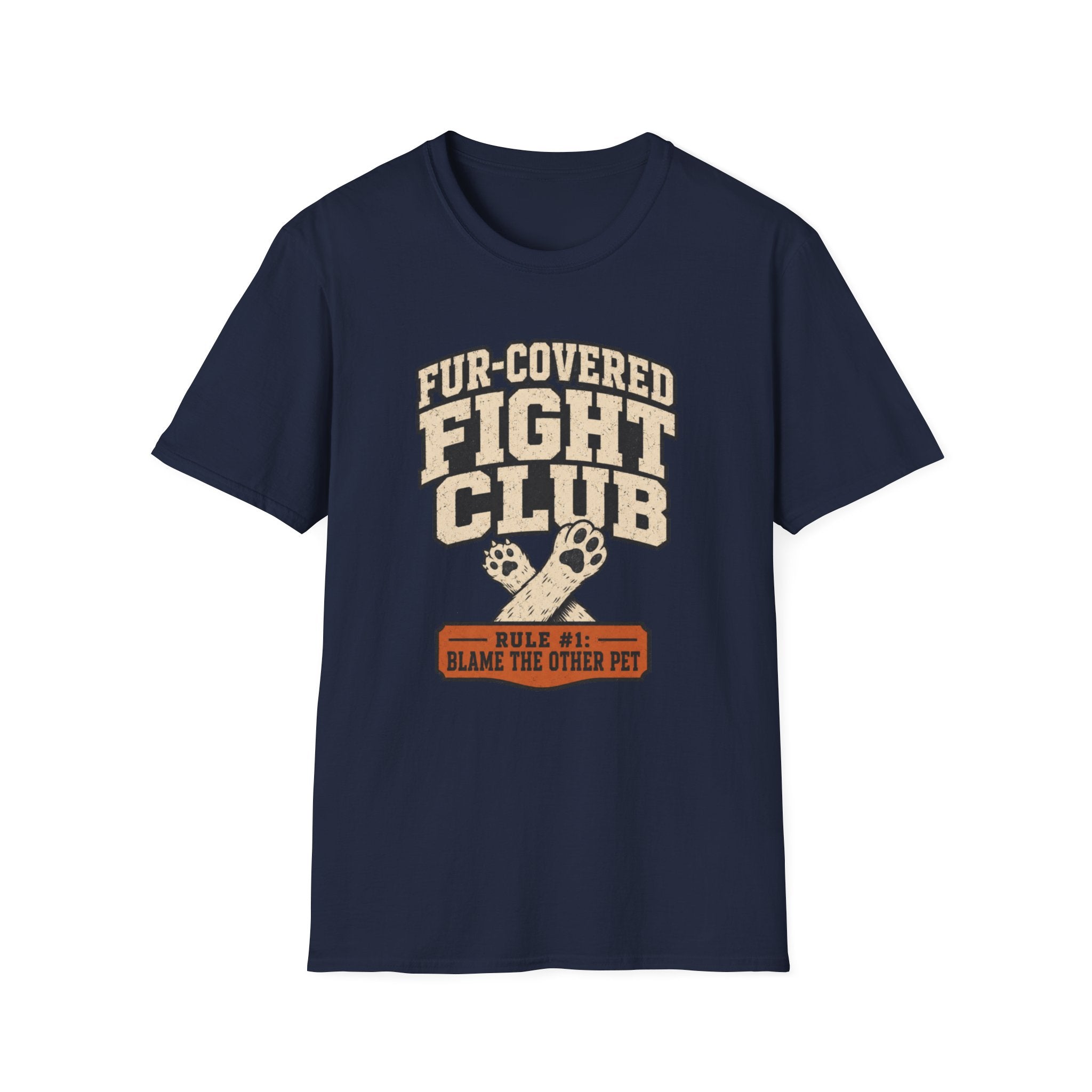 Fur-Covered Fight Club T-Shirt