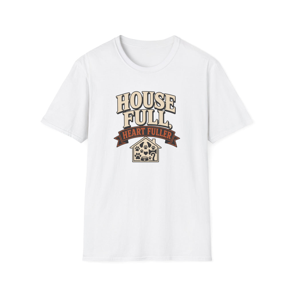 "House Full, Heart Fuller" multi-Pet Home Graphic Tee