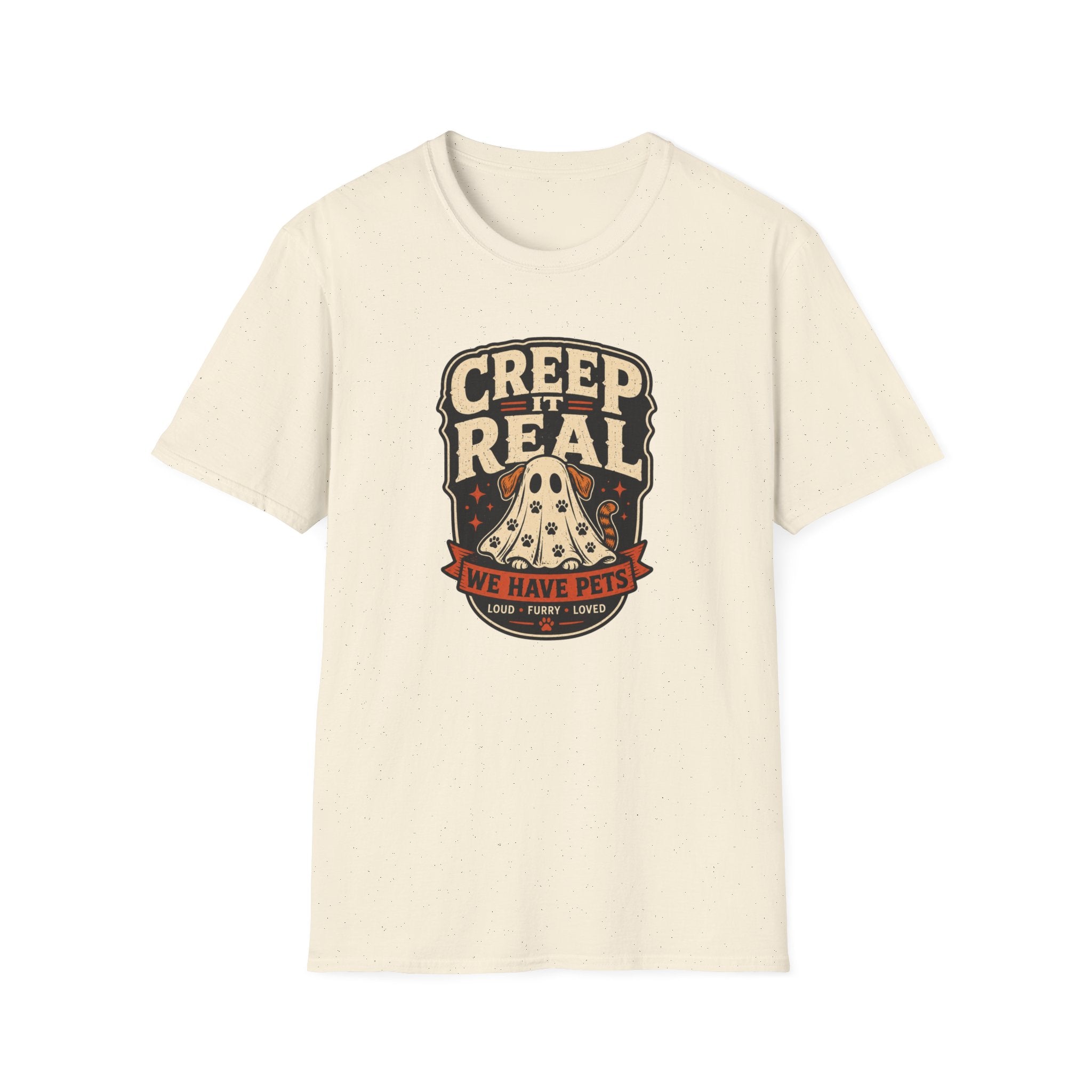 Creep It Real — Retro Multi-Pet Ghost Halloween Tee