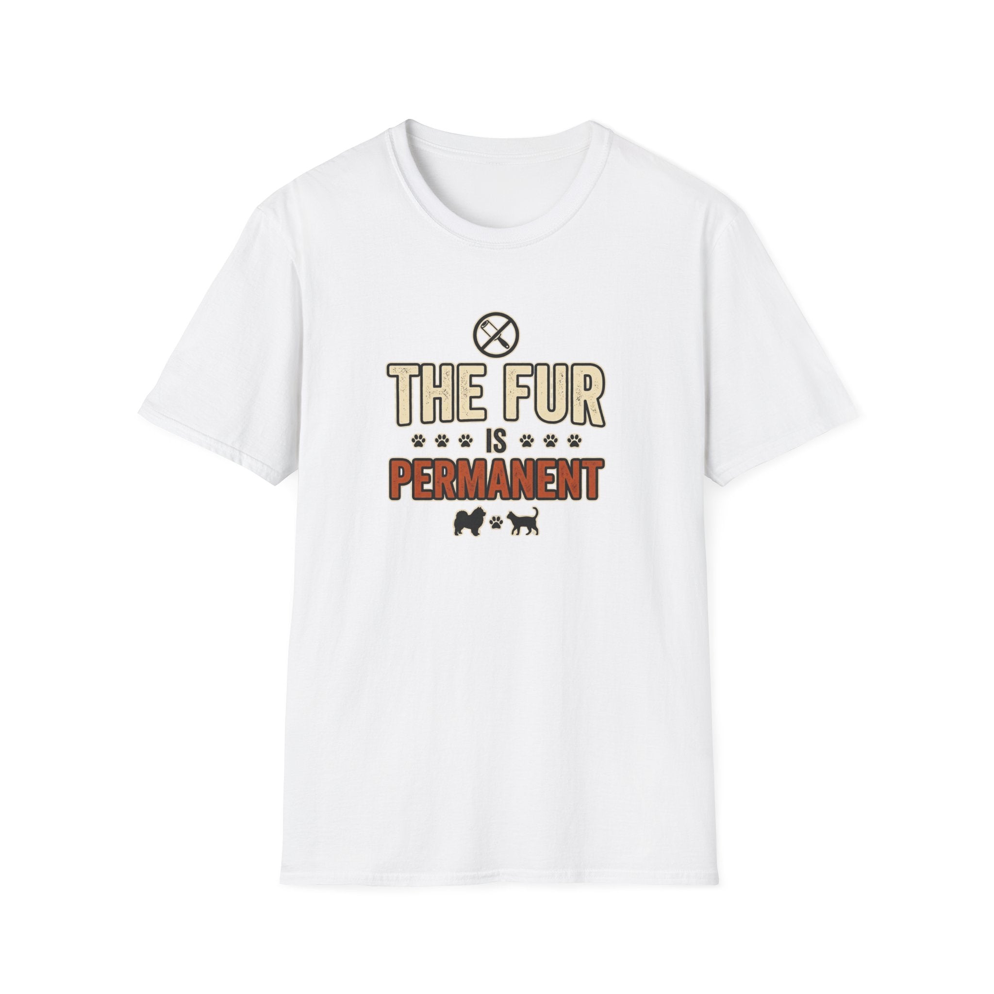 The Fur Is Permanent Pet-Lover T-Shirt
