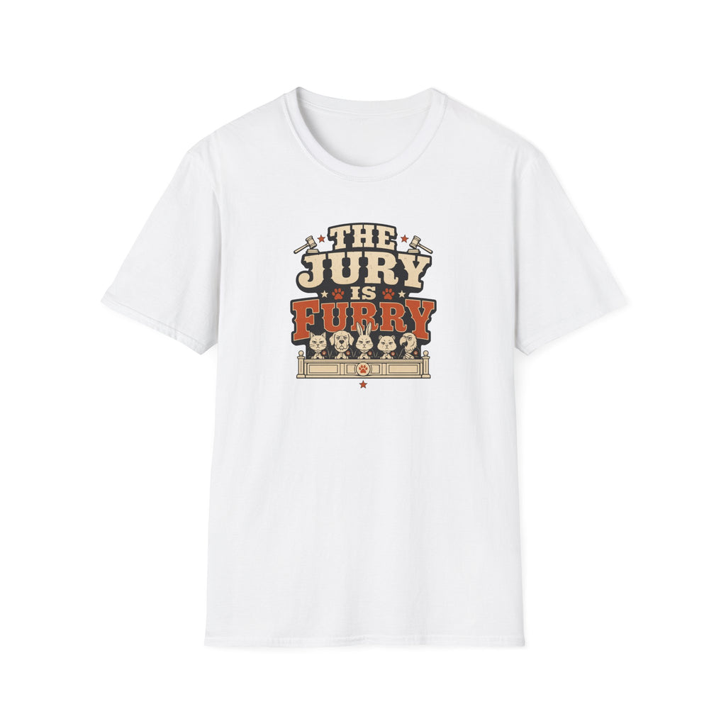 The Jury Is Furry — Funny Pet Lover Graphic Tee