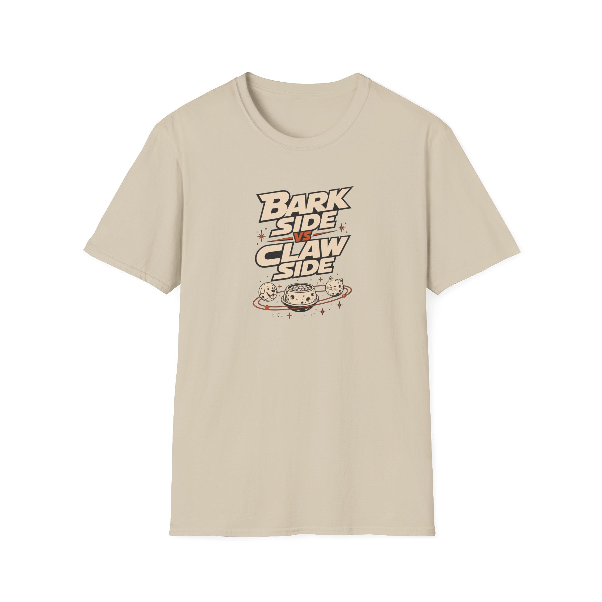 Bark Side vs Claw Side — Funny Pet Lover Tee