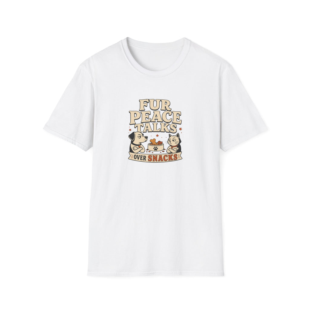 Fur Peace Talks T-Shirt — Cute Pet-Lover Graphic Tee