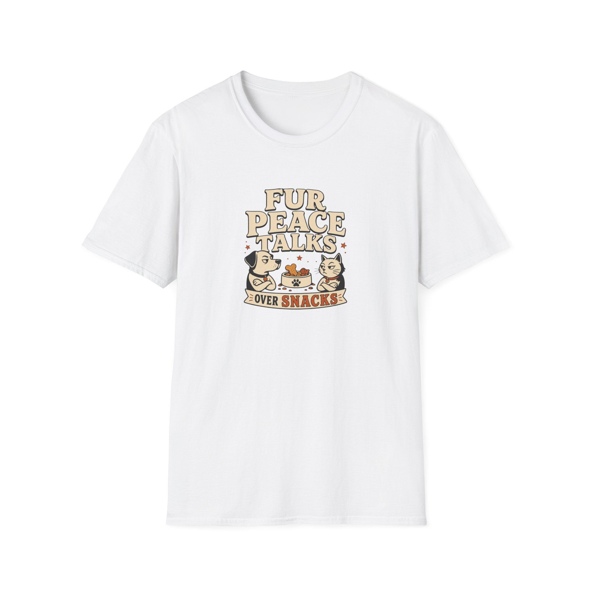 Fur Peace Talks T-Shirt — Cute Pet-Lover Graphic Tee