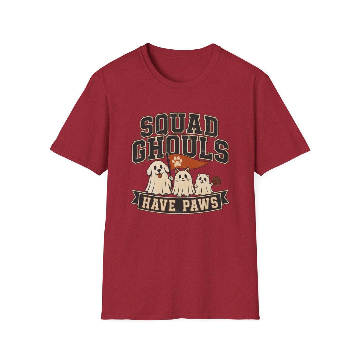 Squad Ghouls Have Paws – Halloween Pet T-Shirt