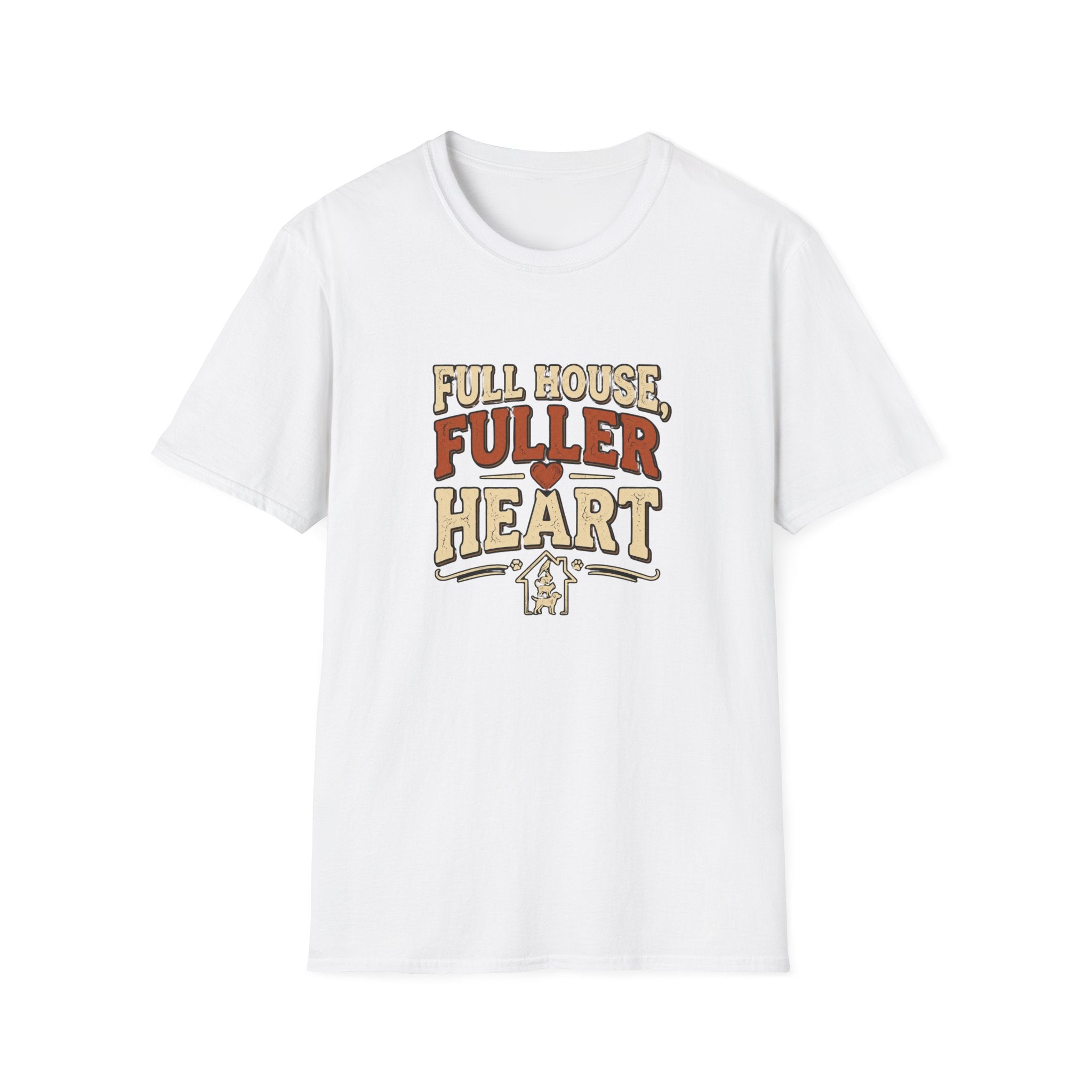 Full House Fuller Heart T-Shirt — Retro Family Love Tee