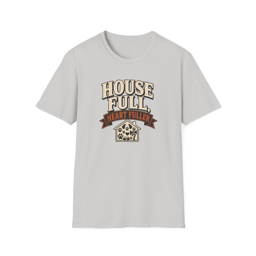 "House Full, Heart Fuller" multi-Pet Home Graphic Tee