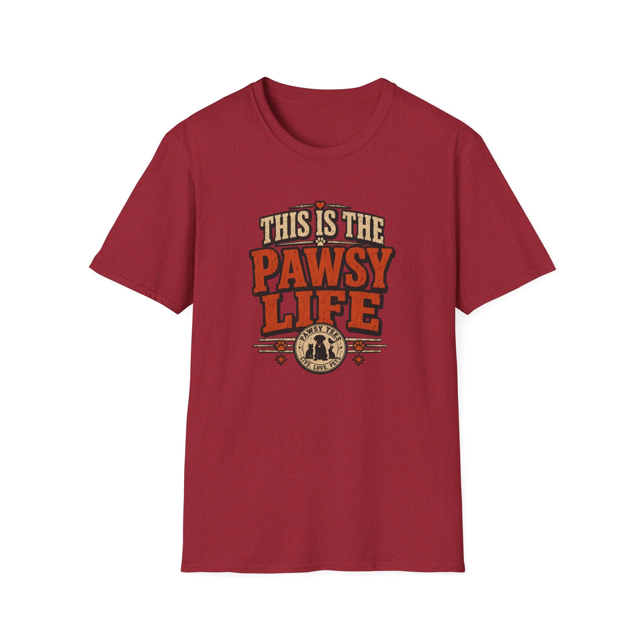 This Is The Pawsy Life T-Shirt — Funny Pet Lover Tee