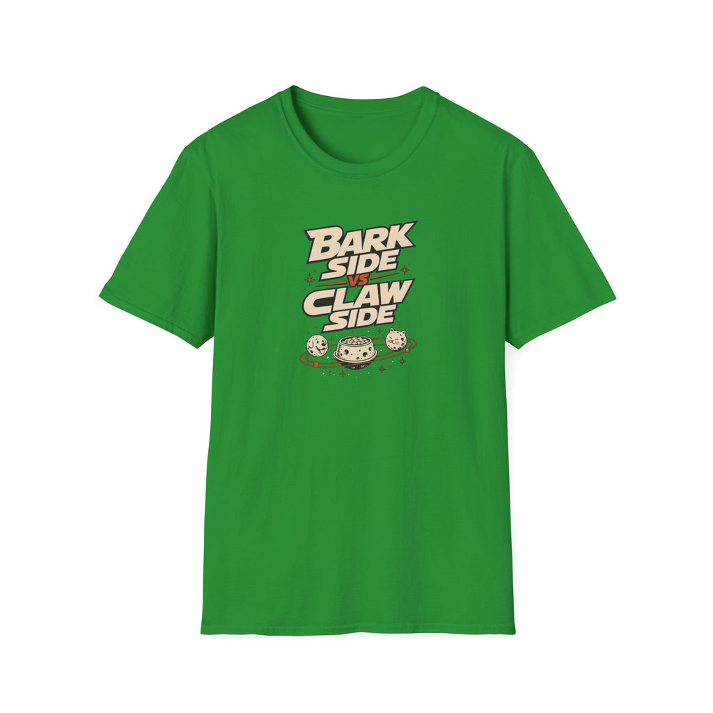 Bark Side vs Claw Side — Funny Pet Lover Tee